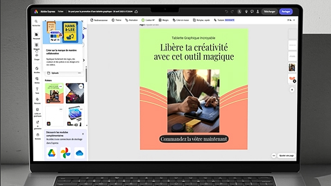 Motion design produit TD-Synnex-Adobe-Express